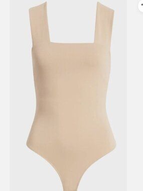NWOT Free People Intimately Sleeveless Bodysuit in Nude Size Small